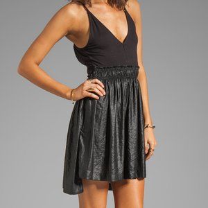 NWT NEW Nightcap Black Metallic Shiny Goddess Dress, Size 4